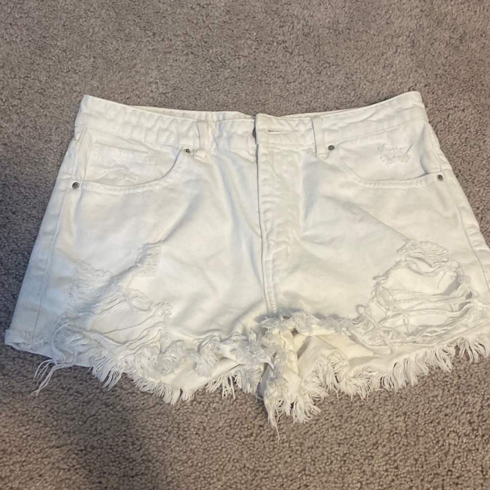 white shorts